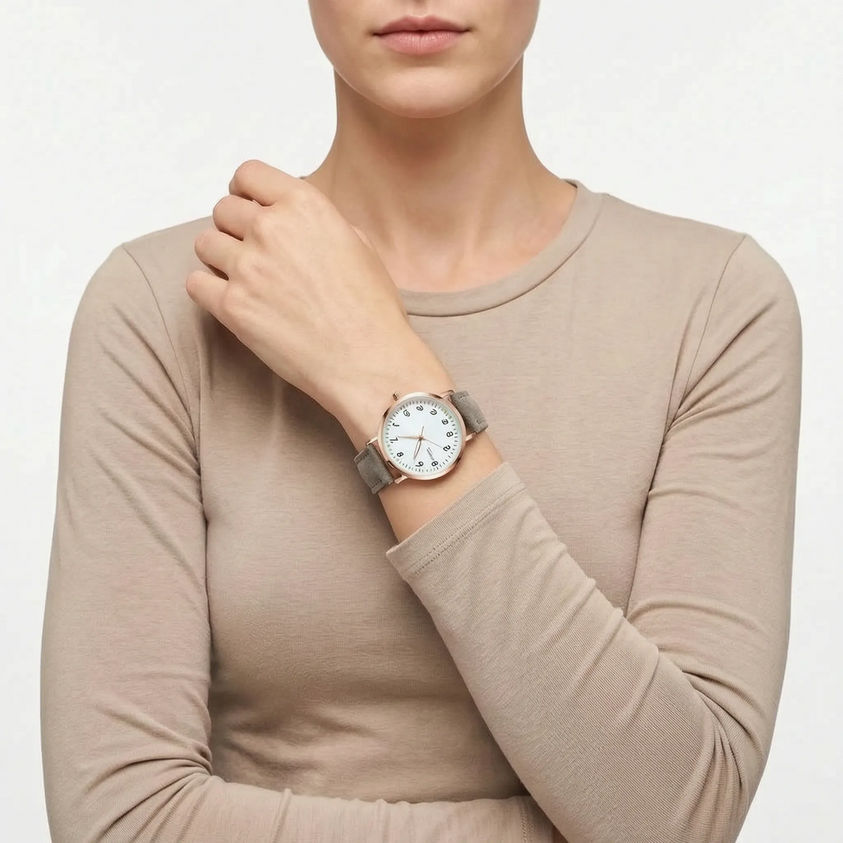 Women's Classic Round Dial Watch