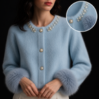 Women's Pearl Detail Cardigan