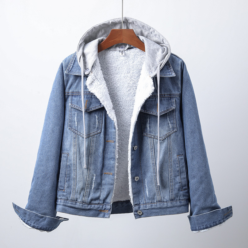 Women's Sherpa-Lined Denim Jacket