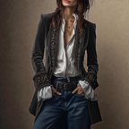 Women's Velvet Blazer