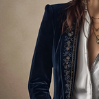Women's Velvet Blazer