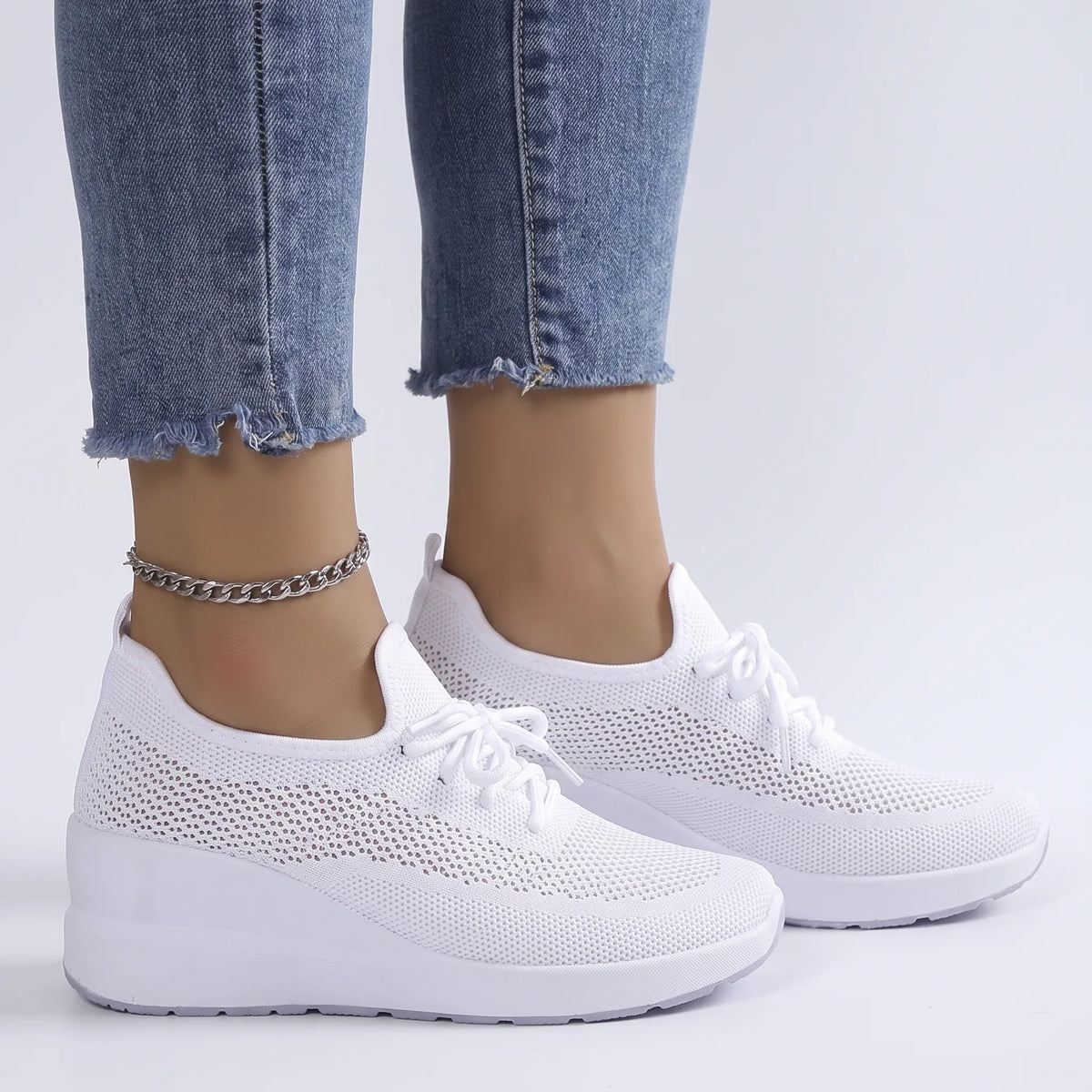 Women's Wedge Platform Trainers