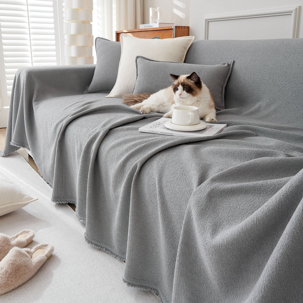 Spill-Resistant Couch Cover for Pets – Dense Woven Sofa Protector - image 1