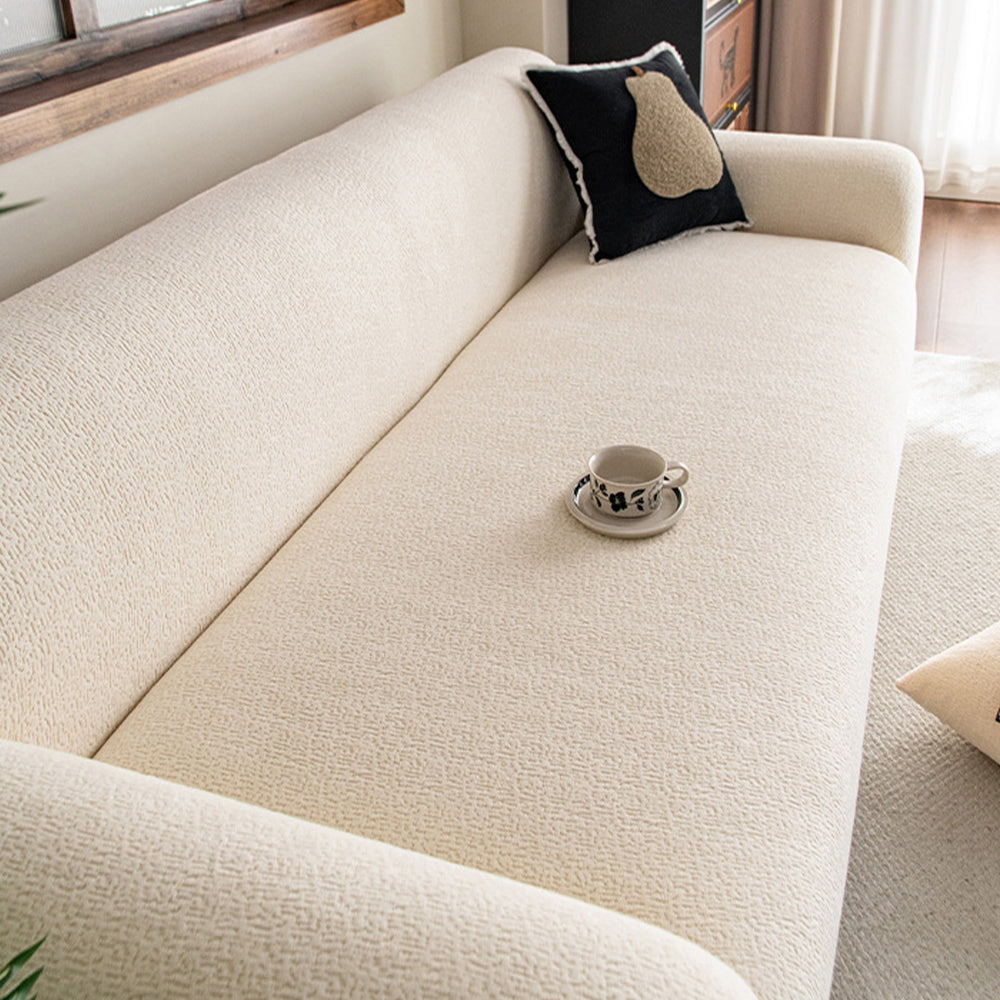 Stretch Sofa Slipcover – Full-Encasing Jacquard Fleece Cover for Pet Homes - image 8