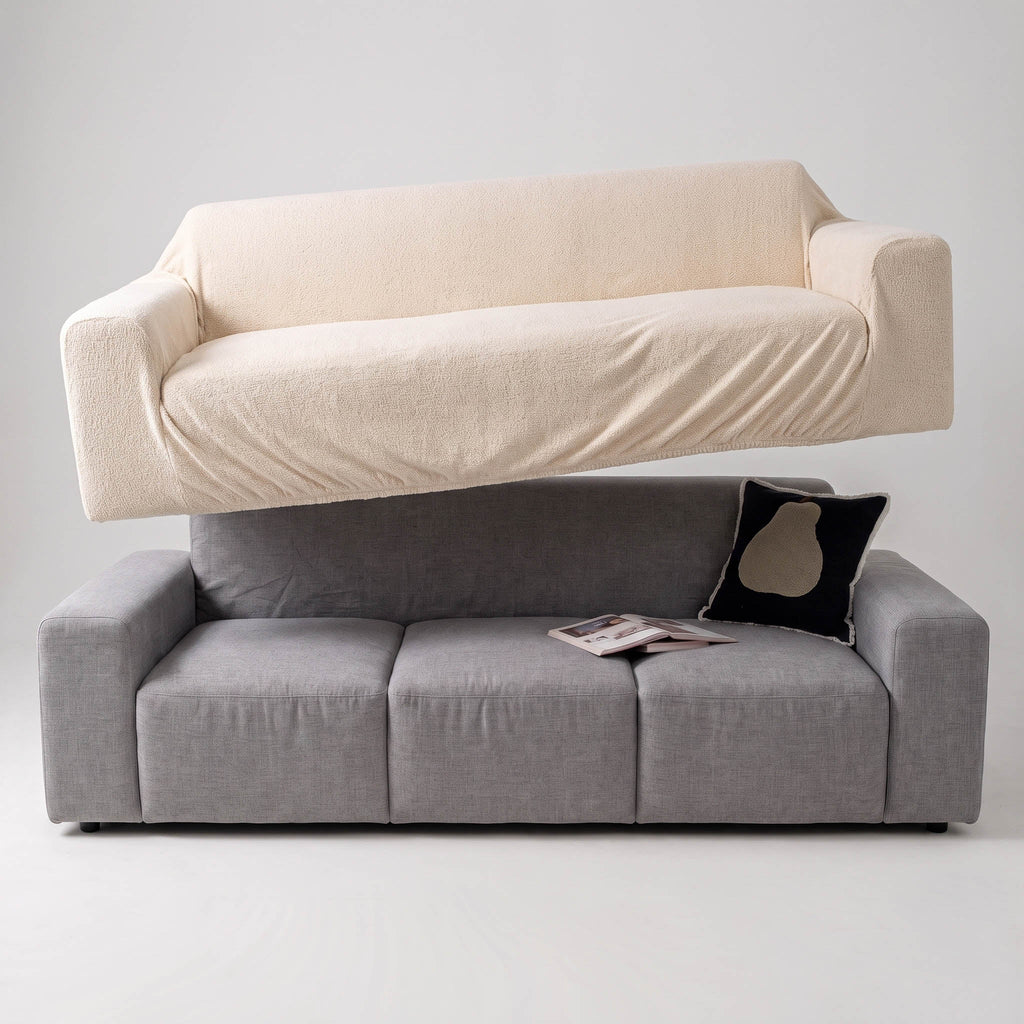 Stretch Sofa Slipcover – Full-Encasing Jacquard Fleece Cover for Pet Homes - image 10