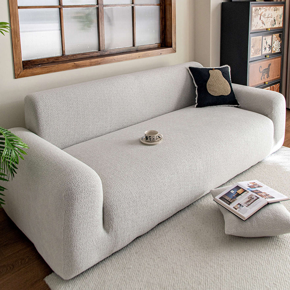 Stretch Sofa Slipcover – Full-Encasing Jacquard Fleece Cover for Pet Homes - image 13