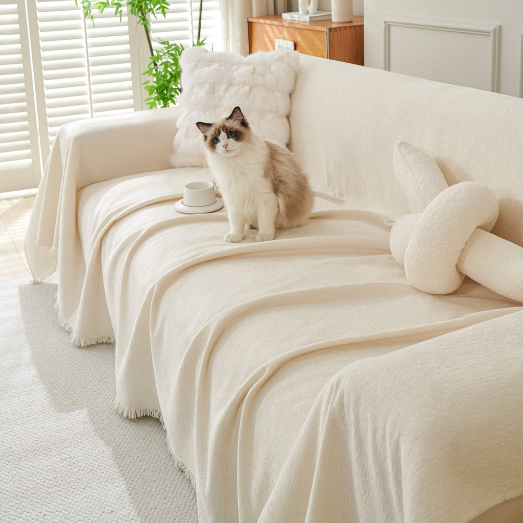 Plain Chenille Couch Cover – Soft Sofa Protector in Seven Everyday Colours - image 7