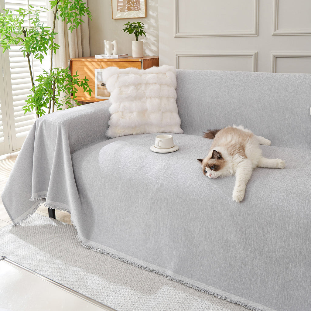 Plain Chenille Couch Cover – Soft Sofa Protector in Seven Everyday Colours - image 12