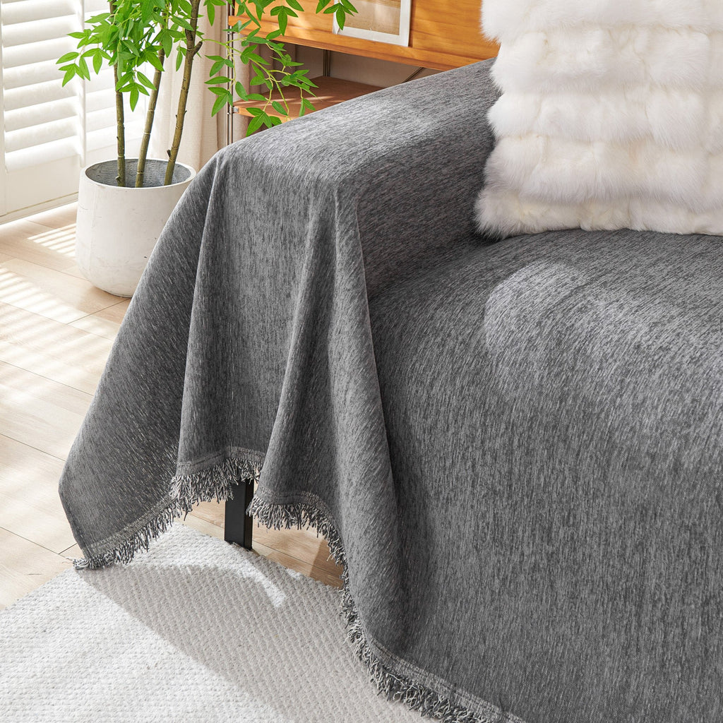 Plain Chenille Couch Cover – Soft Sofa Protector in Seven Everyday Colours - image 24