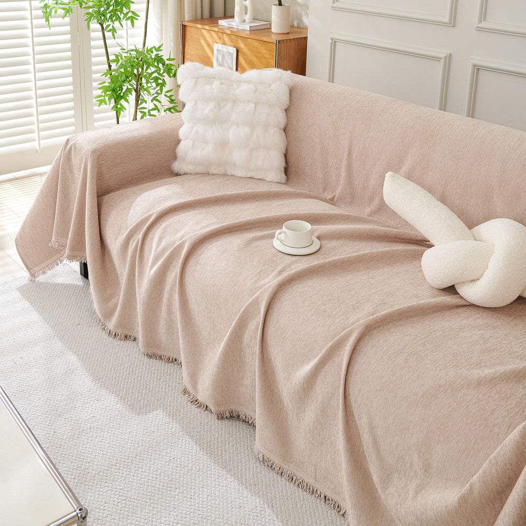 Plain Chenille Couch Cover – Soft Sofa Protector in Seven Everyday Colours - image 30