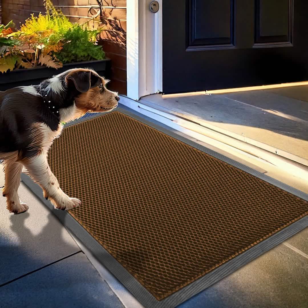 Outdoor Dog Door Mat – 3D Mesh Mud-Trapping Entrance Mat for Muddy Paws - image 2