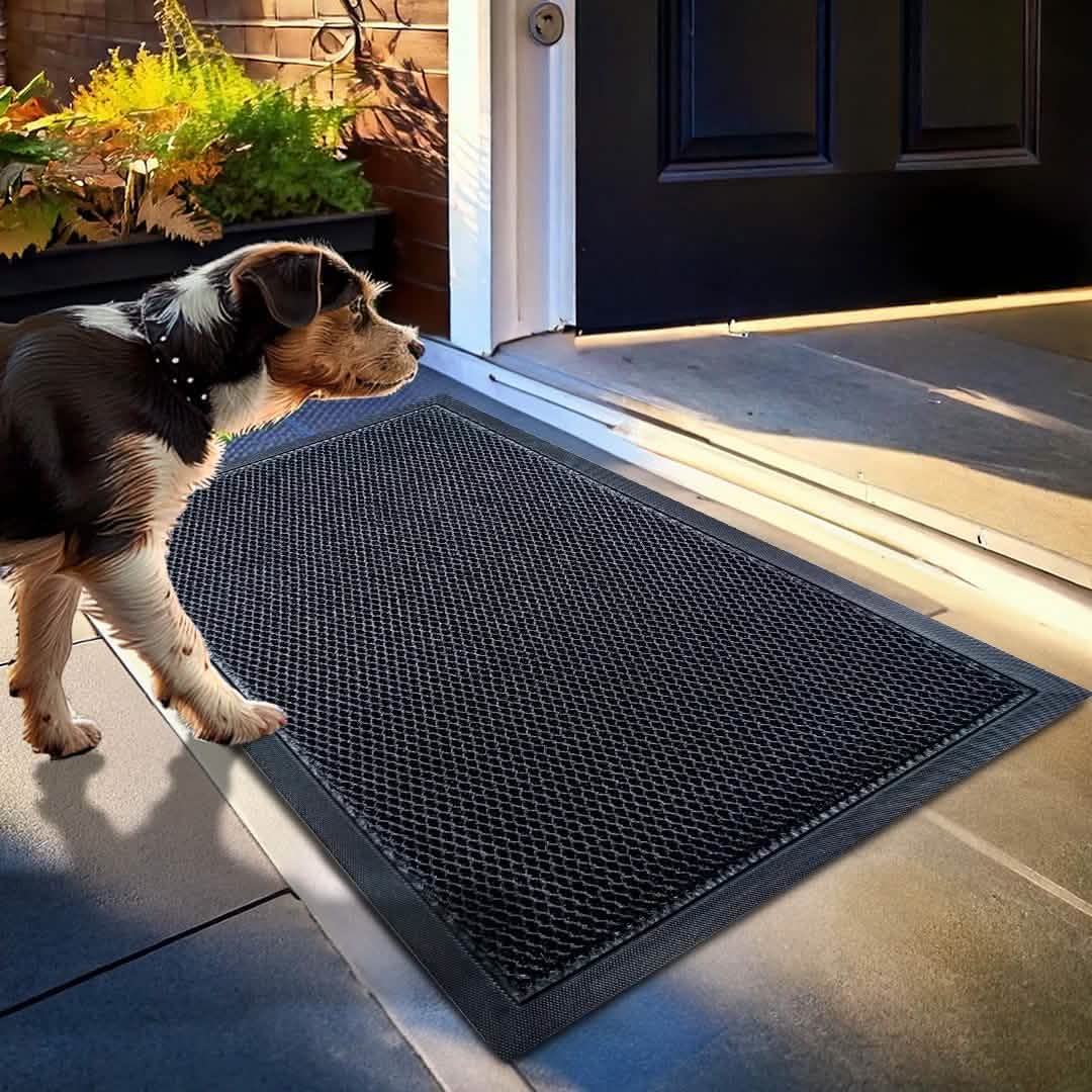 Outdoor Dog Door Mat – 3D Mesh Mud-Trapping Entrance Mat for Muddy Paws - image 3