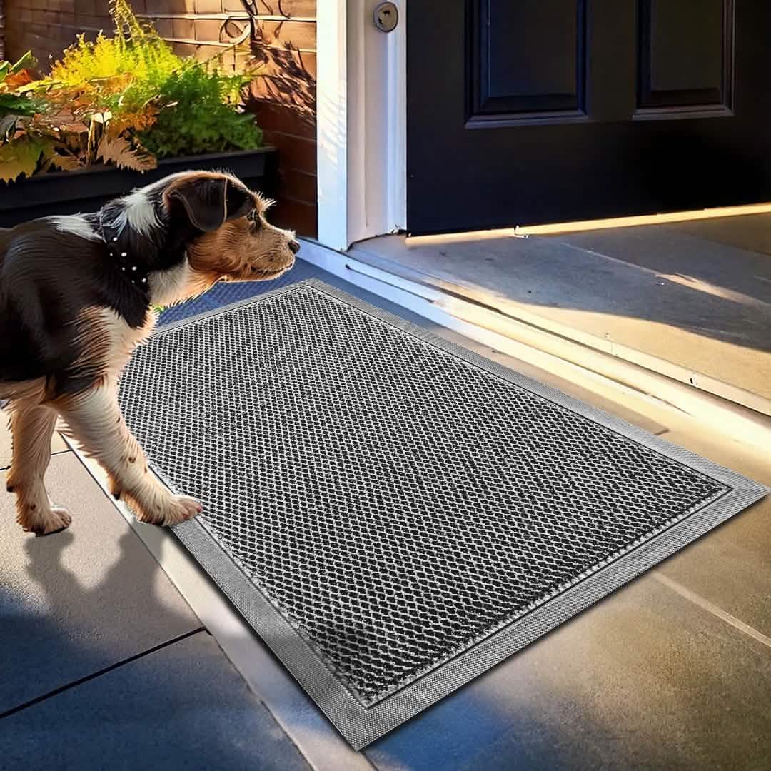 Outdoor Dog Door Mat – 3D Mesh Mud-Trapping Entrance Mat for Muddy Paws - image 4