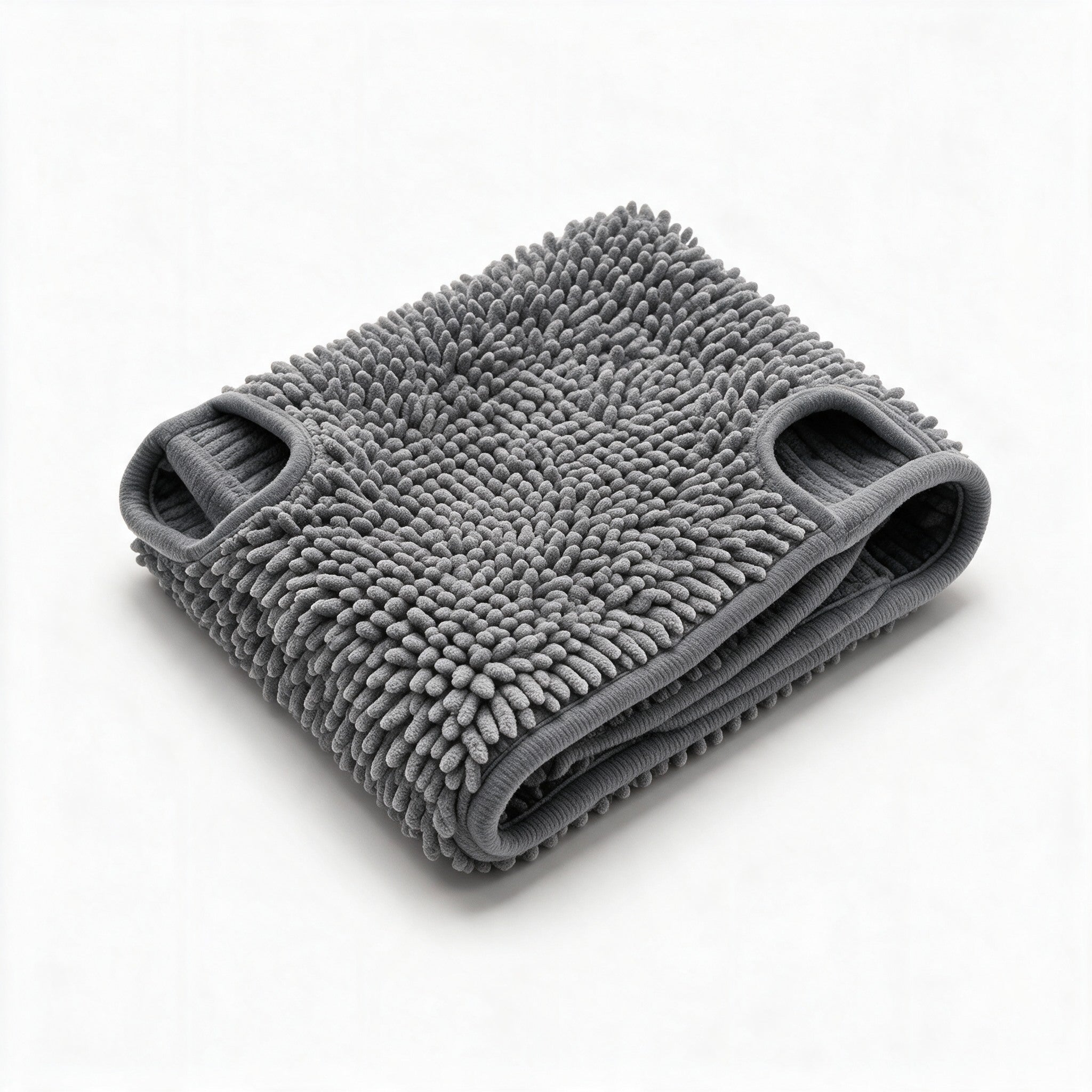 Microfibre Dog Drying Towel – Super-Absorbent Chenille Towel with Hand Pockets - image 3