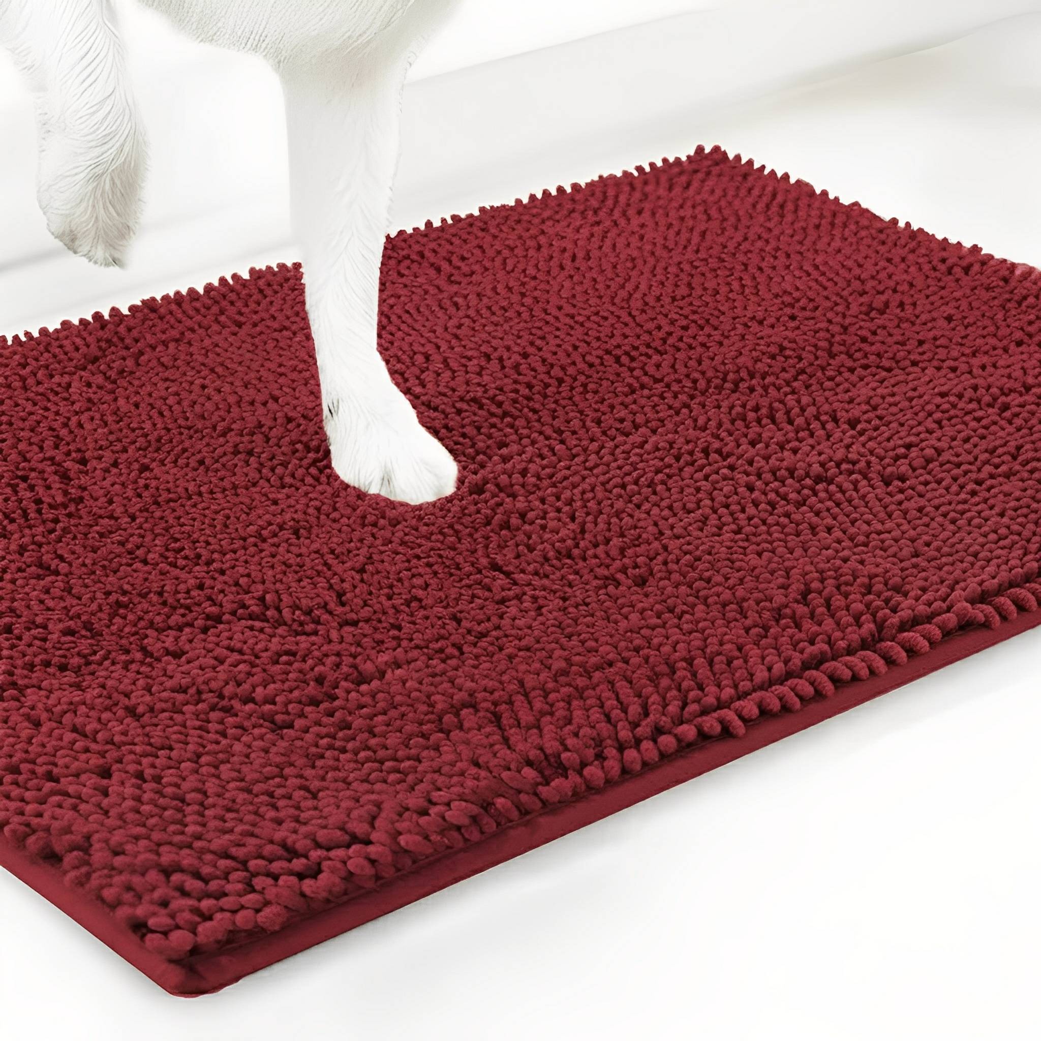 Absorbent Dog Door Mat – Non-Slip Chenille Paw Mat for Wet & Muddy Paws - image 11