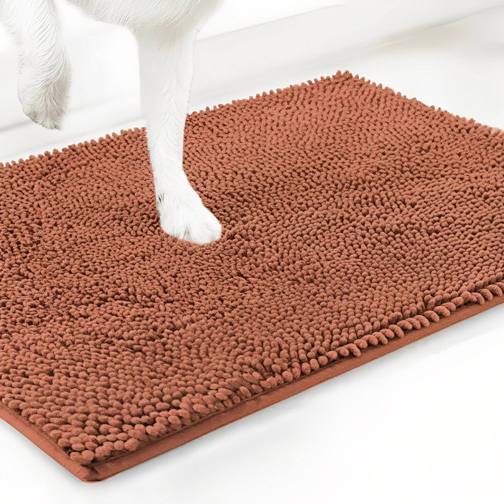 Absorbent Dog Door Mat – Non-Slip Chenille Paw Mat for Wet & Muddy Paws - image 13