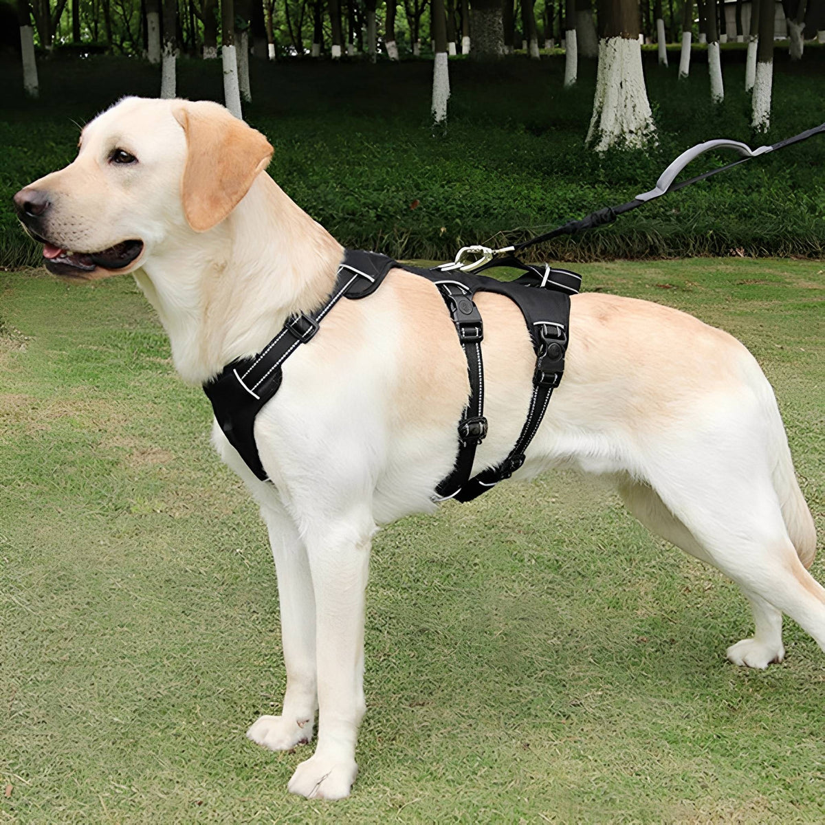Escape-Proof Dog Harness – Adjustable No-Pull Vest with Reflective Trim - image 3
