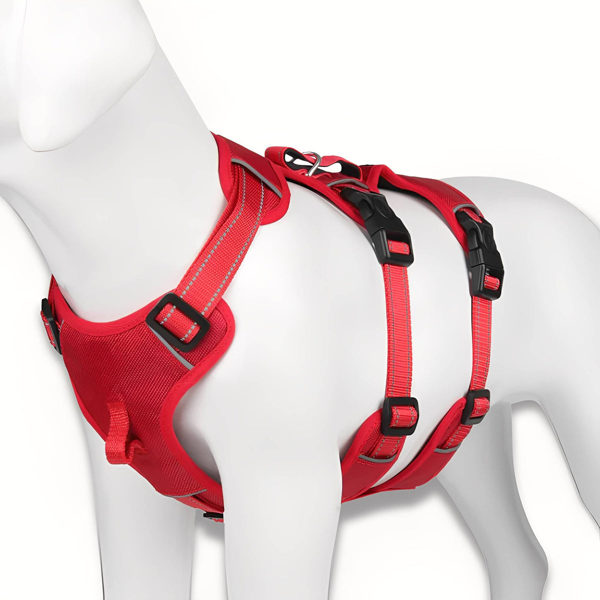 Escape-Proof Dog Harness – Adjustable No-Pull Vest with Reflective Trim - image 7