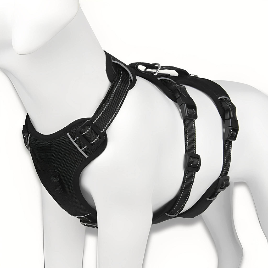 Escape-Proof Dog Harness – Adjustable No-Pull Vest with Reflective Trim - image 9