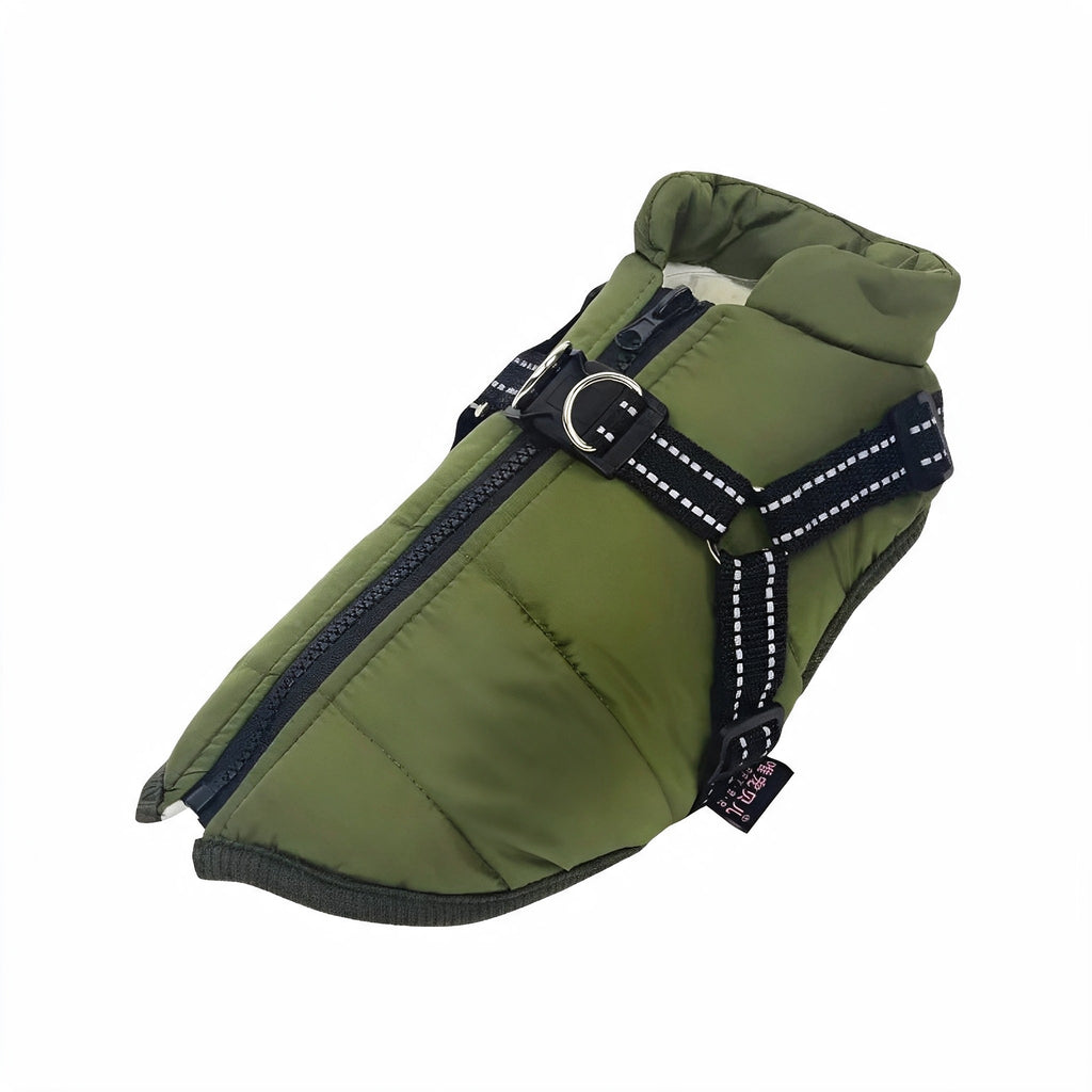Waterproof Dog Winter Coat – Padded Jacket with Built-In Harness, XS to 5XL - image 7
