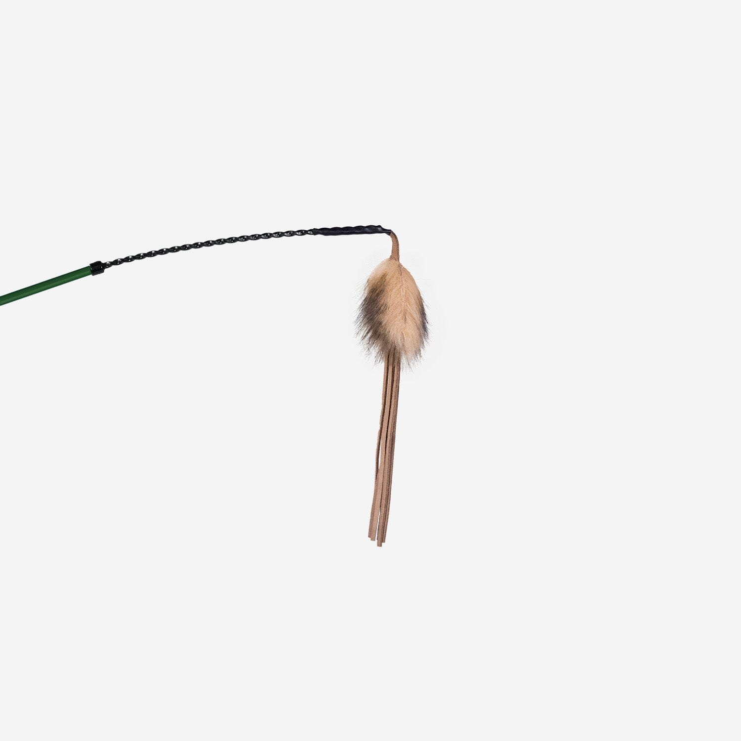 Cat Teaser Wand with Laser Pointer – Feather-Tipped Wand for Indoor Play - image 3