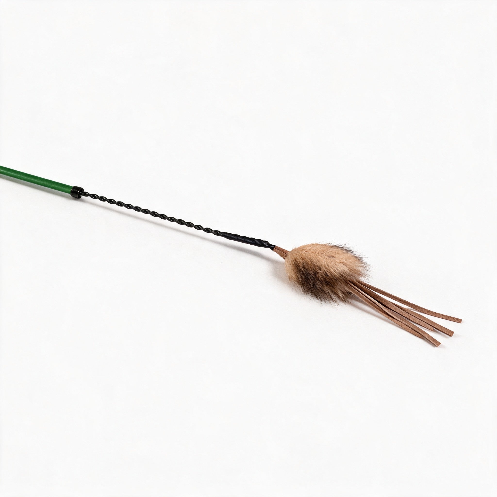 Cat Teaser Wand with Laser Pointer – Feather-Tipped Wand for Indoor Play - image 6