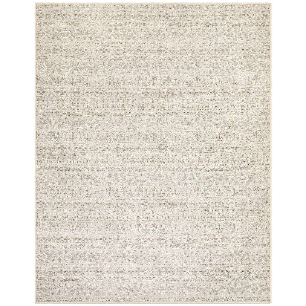 Washable Area Rug – Moroccan-Inspired Ivory Design with Non-Slip Pad - image 2