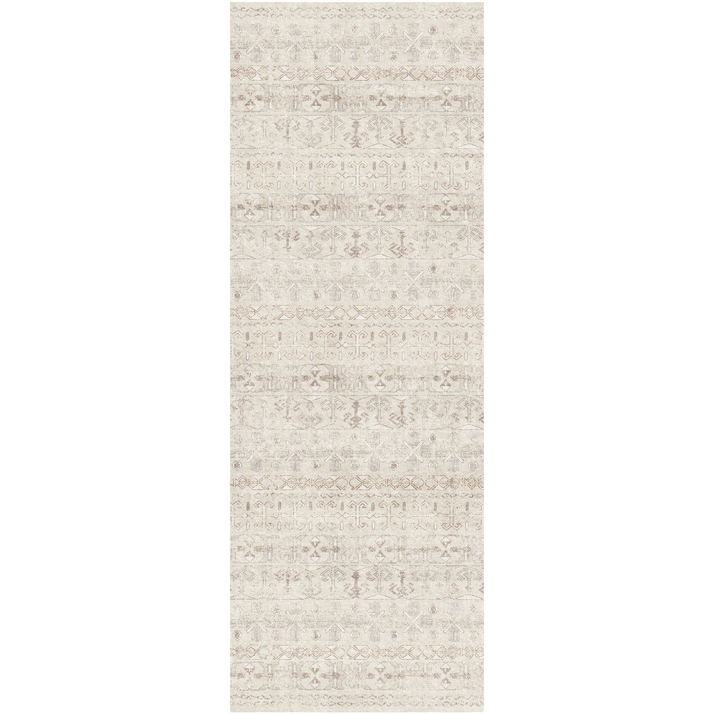 Washable Area Rug – Moroccan-Inspired Ivory Design with Non-Slip Pad - image 13