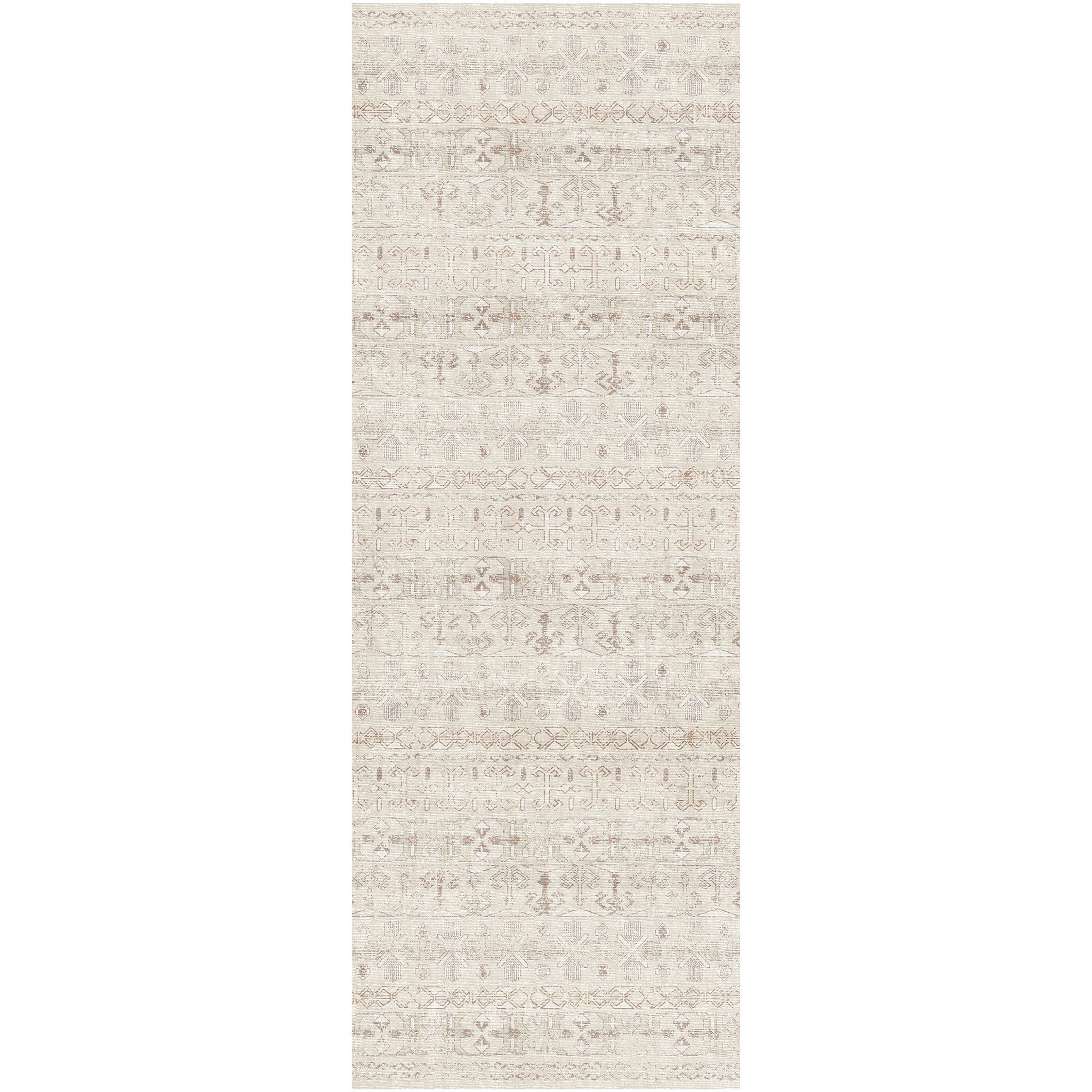 Washable Area Rug – Moroccan-Inspired Ivory Design with Non-Slip Pad - image 13