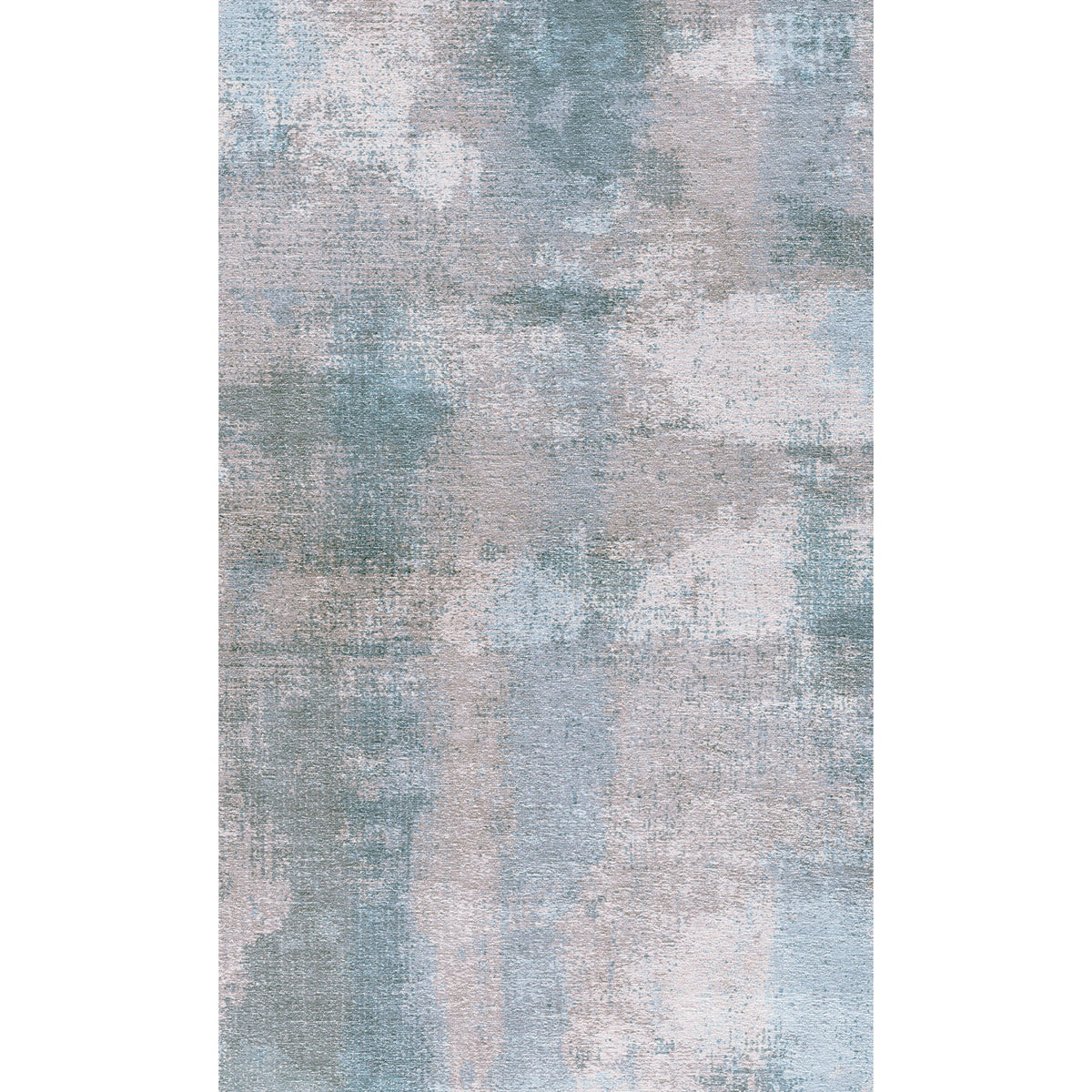 Washable Area Rug – Watercolour Abstract in Sand & Sea Tones - image 13