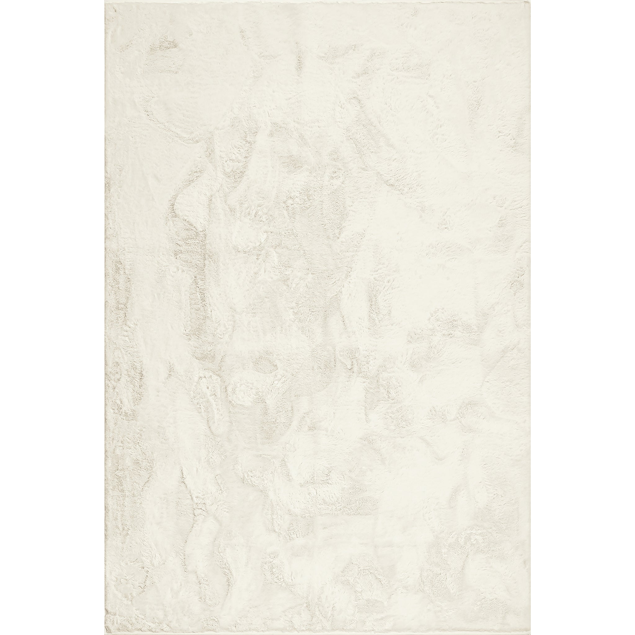 Washable Faux Fur Rug – Plush Ivory Shag Rug for Pet Homes - image 2