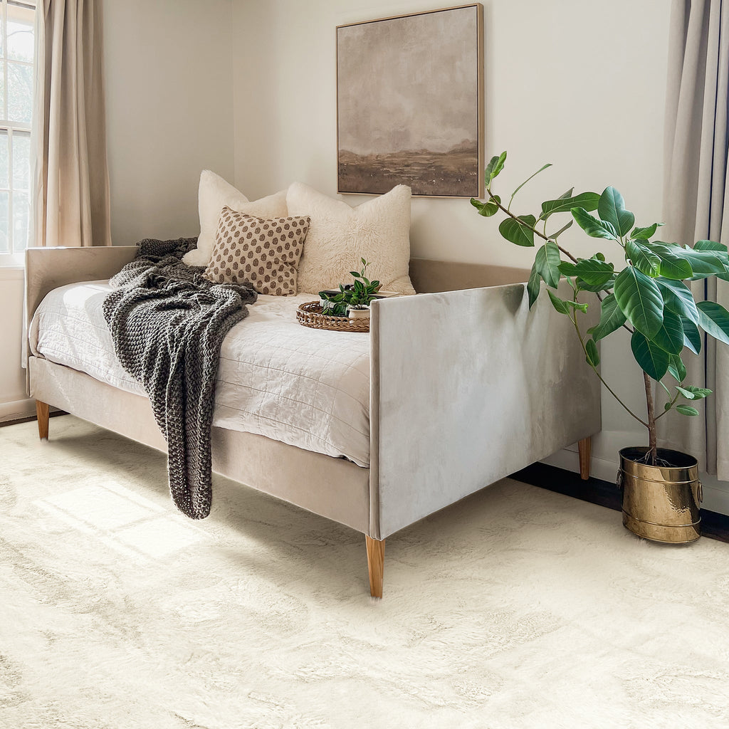 Washable Faux Fur Rug – Plush Ivory Shag Rug for Pet Homes - image 5