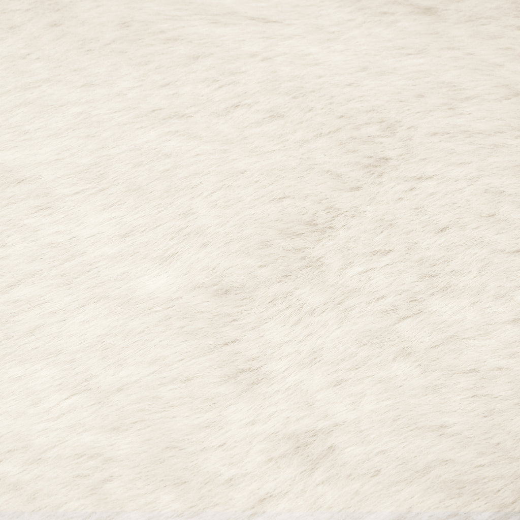 Washable Faux Fur Rug – Plush Ivory Shag Rug for Pet Homes - image 6
