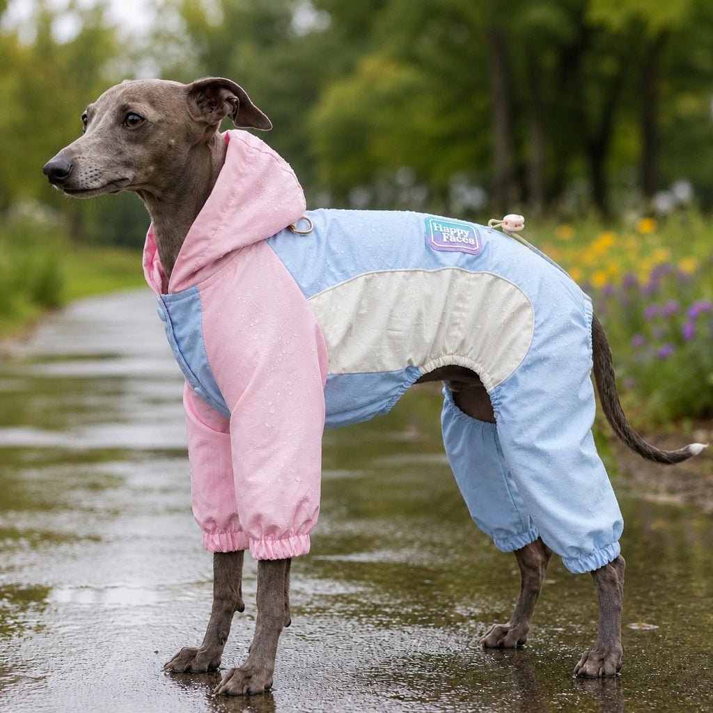 Waterproof Dog Rain Suit for Rainy Walks - Full-Body Mud & Splash Protection