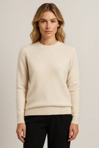 Women's Cashmere Sweater | Crewneck Long Sleeve