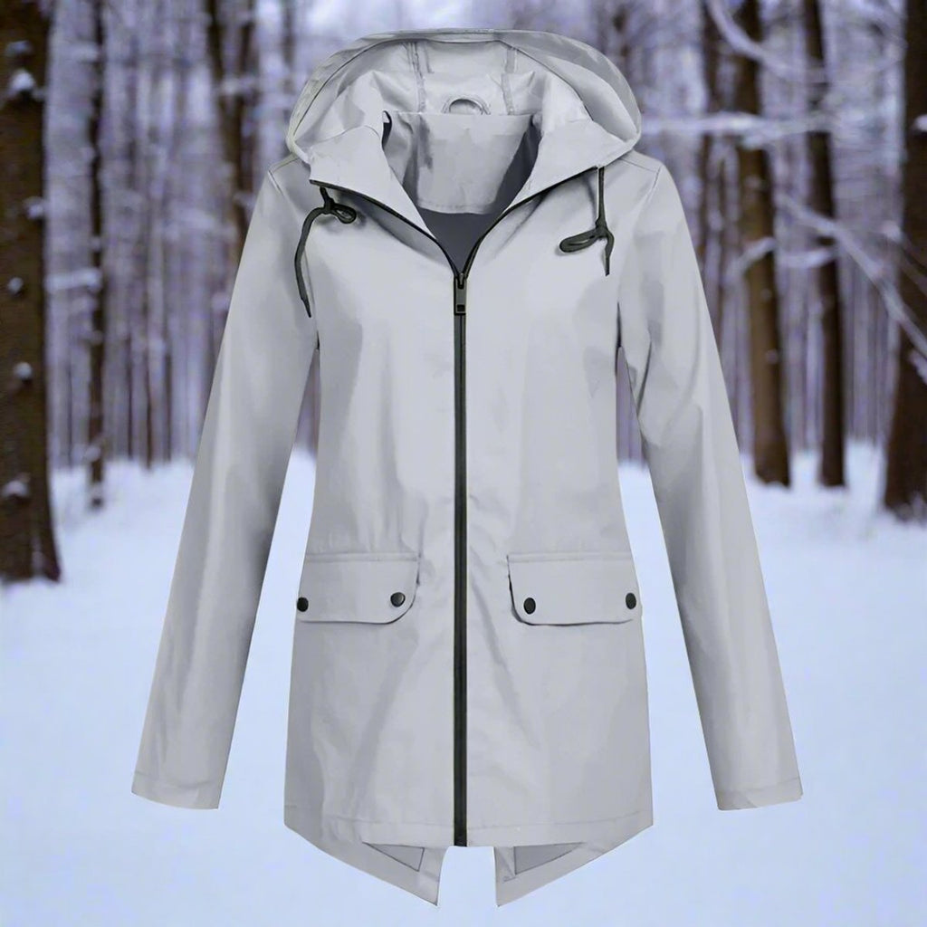 Marisol Longline Hooded Rain Jacket - image 4
